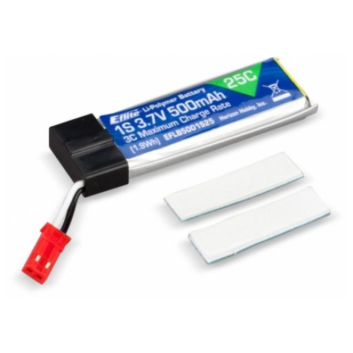 3.7V 500mah 25c E-FLITE LI-POLY EFLB5001S25