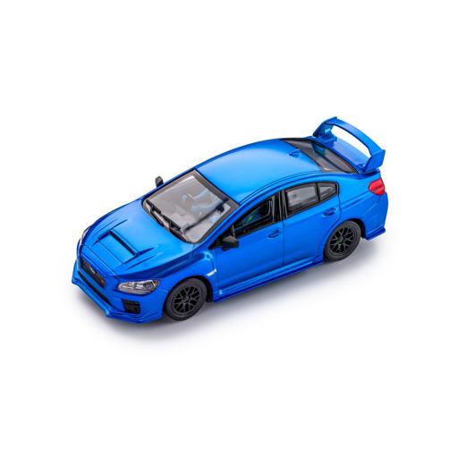 CT02 BLUE SUBARU WRX STI POLICAR BUDGET SCALEXTRIC CARS