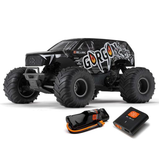 ARRMA GORGON MT GUNMETAL 2WD BRUSHED KIT WITH BAT & CHARGER 1:10 C-ARA3230SKT1