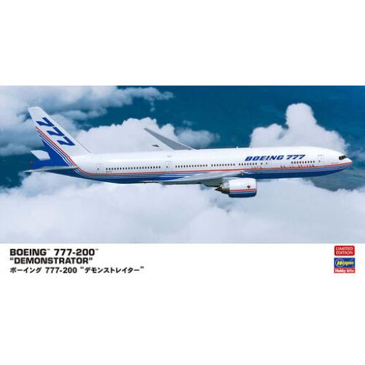 10857 BOEING 777-200 DEMONSTRATOR 1:200 HASEGAWA