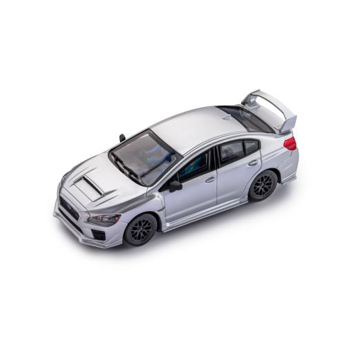 CT02 SILVER SUBARU WRX STI POLICAR BUDGET SCALEXTRIC CARS