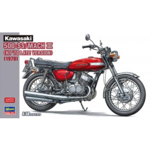 21731 KAWASAKI 500-SS MACH III H1 70'S LATE VERSION 1:12 HASEGAWA