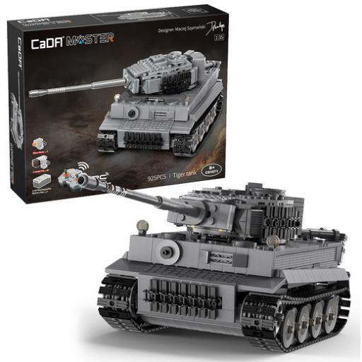CADA TIGER 1 TANK 1:35 REMOTE CONTROL BRICK MODEL 925pcs C61071W