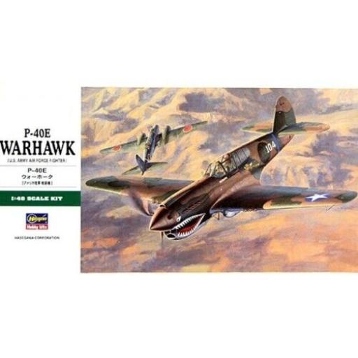 09086 P-40E WARHAWK 1:72 JT86 1:48 HASEGAWA