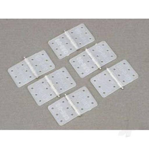 DU-BRO 116 SMALL NYLON HINGES 15 x 27mm 6pcs DUB116