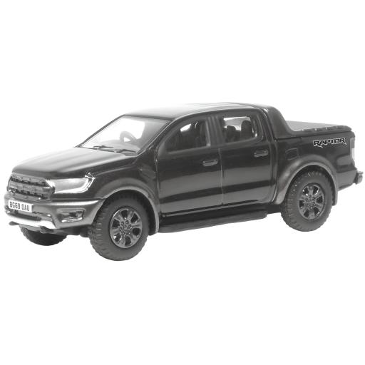 76FR001 FORD RANGER RAPTOR AGATE BLACK 1:76 OXFORD