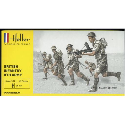 49609 WW2 BRITISH 8TH ARMY 1:72 HELLER