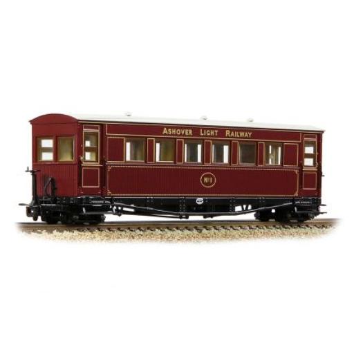 394-025 Bogie Coach Ashover Railway Crimson