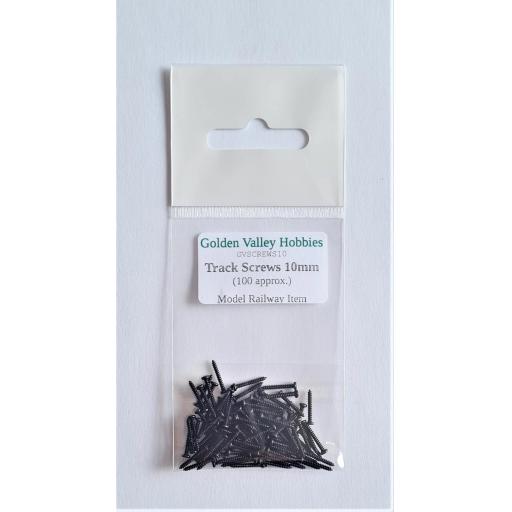 OO GAUGE TRACK SCREWS 10mm GOLDEN VALLEY GVSCREWS10 APPROX 100