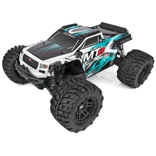 MT8 6s TEAM ASSOCIATED RIVAL 1/8 BRUSHLESS ARTR MONSTER TRUCK TEAL AS20521