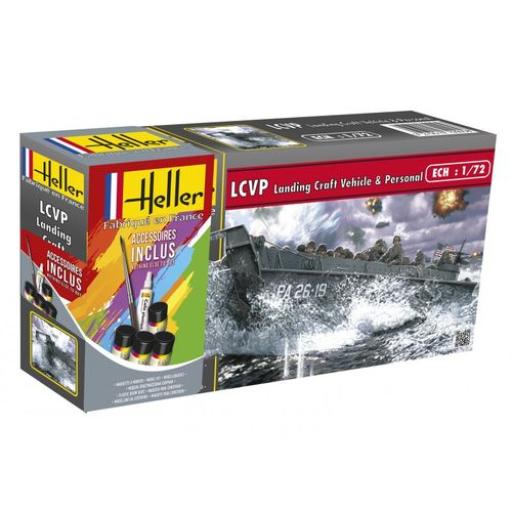 56995 LVCP LANDING CRAFT 1:72 HELLER GIFT SET