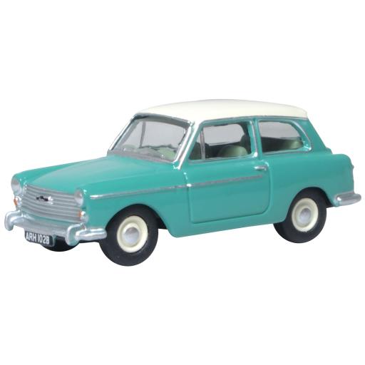 76AA008 AUSTIN A40 MKII FERN GREEN & WHITE 1:76 OXFORD