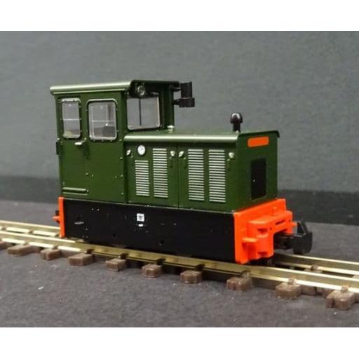 392-026 OO-9 BAGULEY DREWRY 70HP DIESEL GREEN (NEXT 18 DCC)