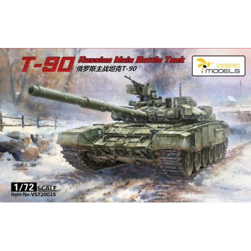 VS720025 T-90 RUSSIAN MAIN BATTLE TANK 1:72 VESPID MODELS