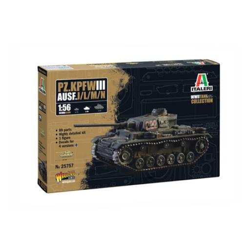 25757 PZ.KPFW.III AUSF. J/L/M/N 1:56 ITALERI