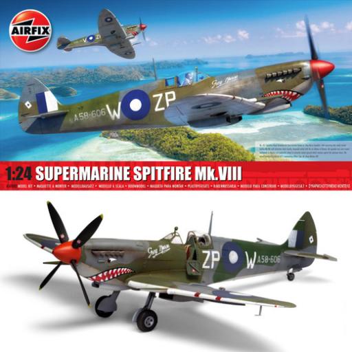 A17002 SUPERMARINE SPITFIRE Mk.VIII 1:24 AIRFIX