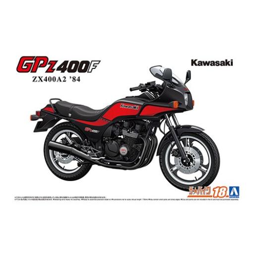 06433 KAWASAKI ZX400A2 GPZ400F 1984 1:12 AOSHIMA