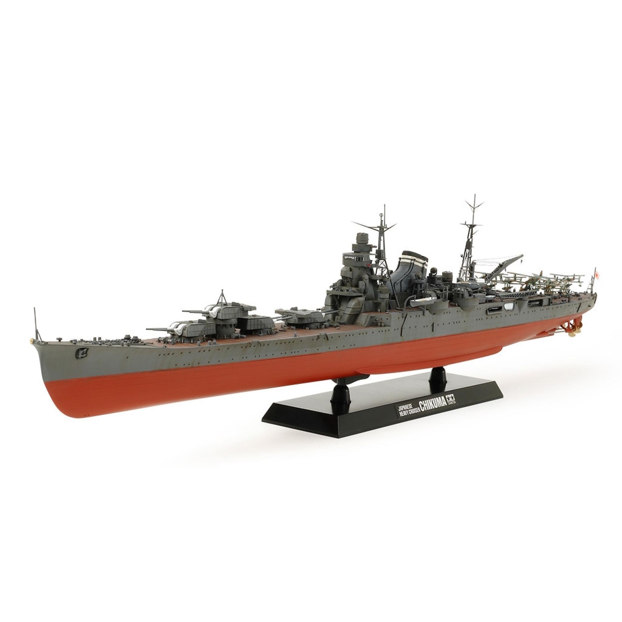 78027 CHIKUMA JAPANESE HEAVY CRUISER 1:350 TAMIYA