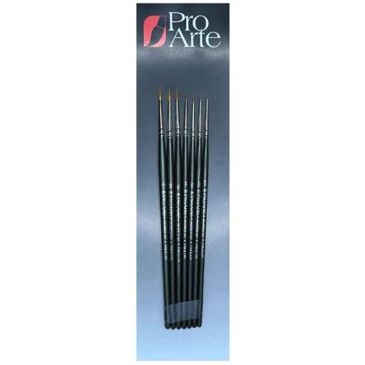 PRO ARTE PROLON MINIATURE 7pcs BRUSH SET