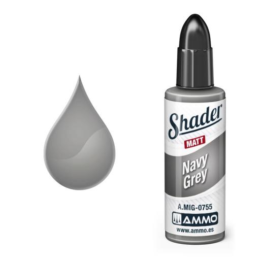 MIG 0755 MATT NAVY GREY SHADER 10ml