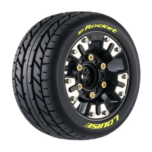 L-T3387SM LOUISE ST ROCKET MINI MAXX & XRT 12mm HEX WHEELS & TYRES
