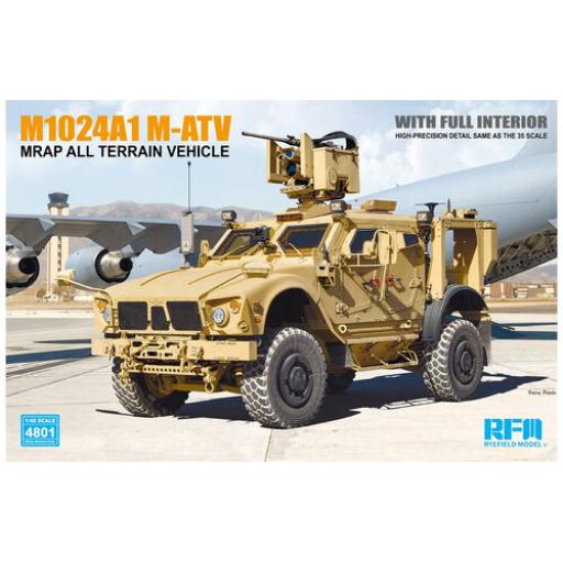 RFM 4801 M1240A1 M-ATV MRAP ALL TERRAIN VEHICLE 1:48 RFM