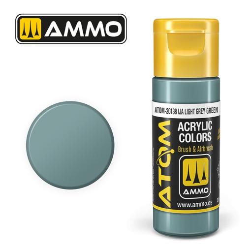 MIG ATOM 20138 IJA LIGHT GREY GREEN ACRYLIC PAINT 20ml