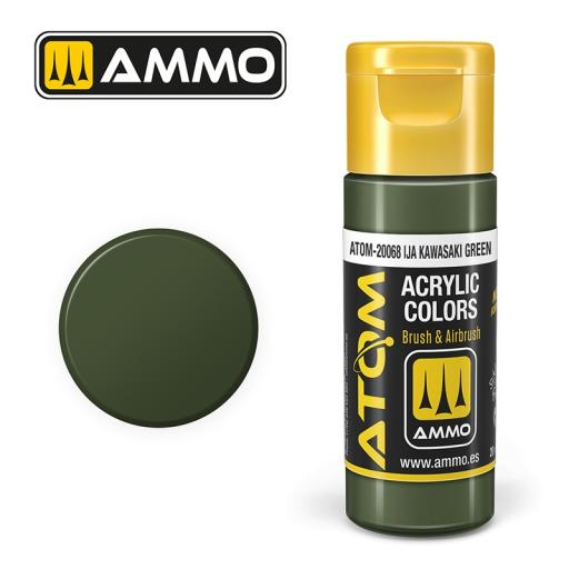 MIG ATOM 20068 IJA KAWASAKI GREEN ACRYLIC PAINT 20ml