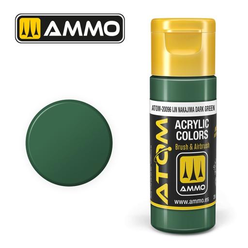 MIG ATOM 20096 IJN NAKAJIMA DARK GREEN ACRYLIC PAINT 20ml