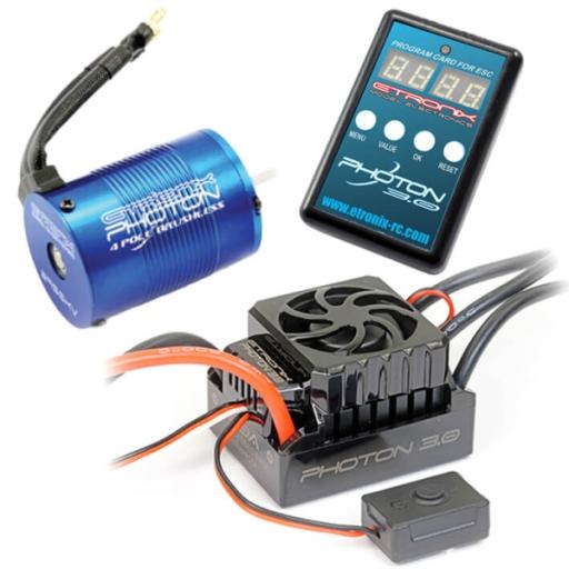 ET0447 ETRONIX PHOTON 3 9T 4350KV MOTOR AND 60 AMP ESC BRUSHLESS COMBO