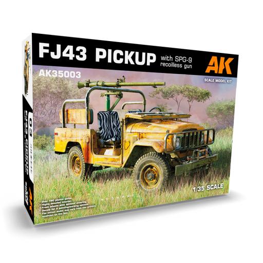 AK35003 FJ43 PICKUP WITH SPG-9 RECOIL 1:35 AK