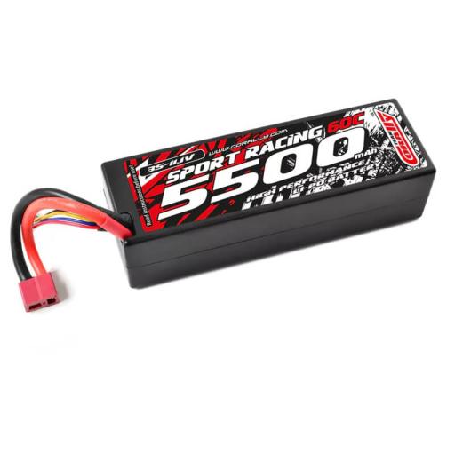 11.1v 5500mah 60c HARDCASE DEANS CORALLY LIPO C-49135-D