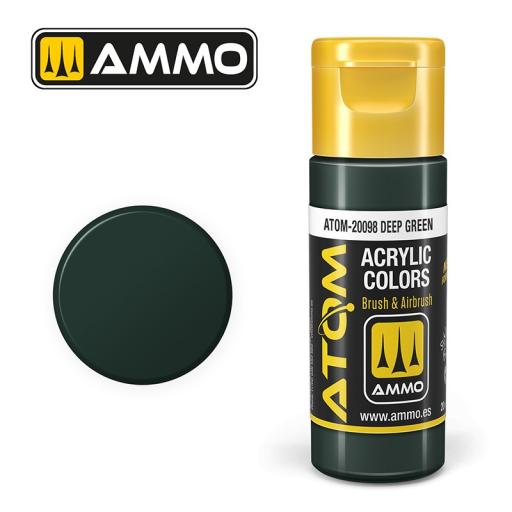 MIG ATOM 20098 DEEP GREEN ACRYLIC PAINT 20ml