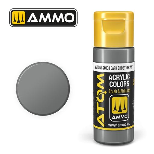 MIG ATOM 20133 DARK GHOST GREY ACRYLIC PAINT 20ml