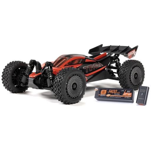 ARRMA TYPHON GROM 223S BLX RED RTR 4WD 1/14 WITH 2S BAT & CHARGER RC CAR C-ARA2306ST1