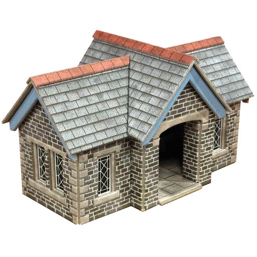 PO316 LITTLE CARDLEYWICK STATION SHELTER KIT (OO GAUGE) METCALFE