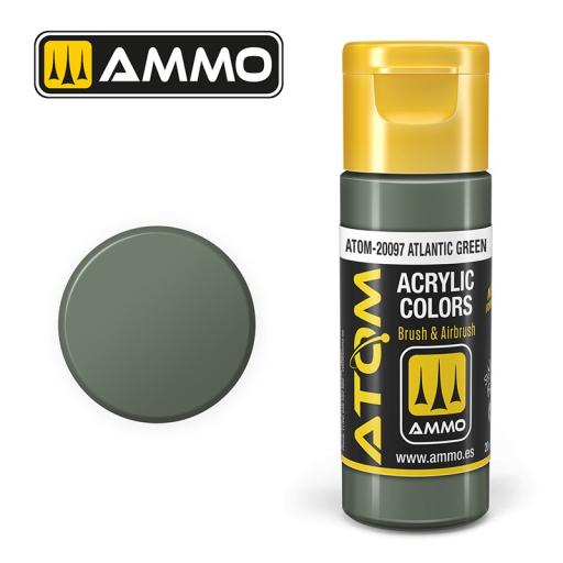 MIG ATOM 20097 ATLANTIC GREEN ACRYLIC PAINT 20ml