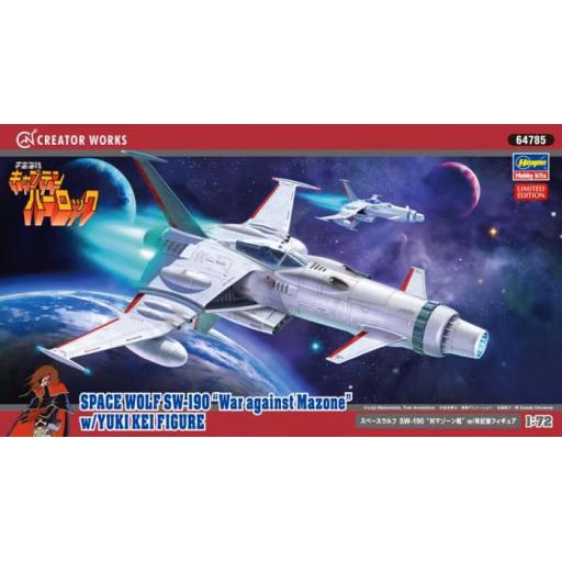 64785 SPACE WOLF SW-190 WAR AGAINS MAZONE 1:72 HASEGAWA