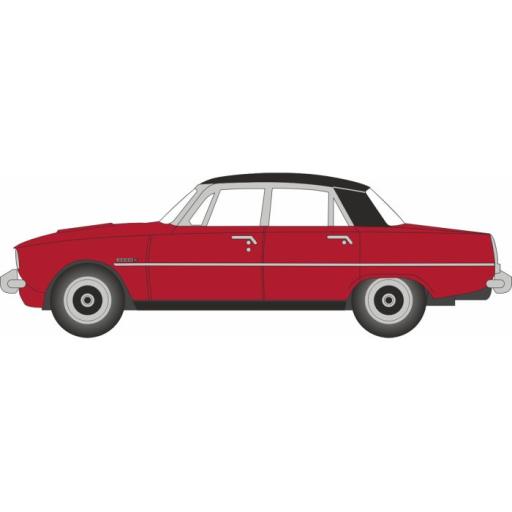 76RP007 ROVER P6 BRIGADE RED OXFORD OO GAUGE