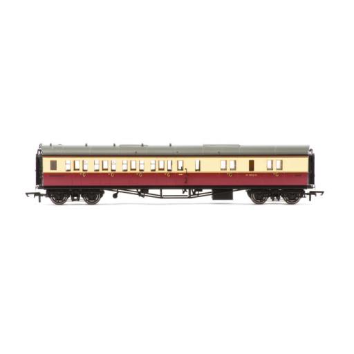 R40472 BR COLLETT CORRIDOR BRAKE 3RD LH COACH CRIMSON & CREAM No.4936