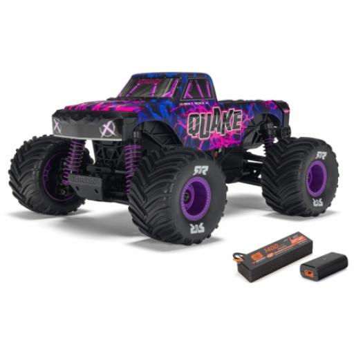 ARRMA QUAKE GROM PURPLE 4x4 RTR BRUSHED MONSTER TRUCK ARA2137T3