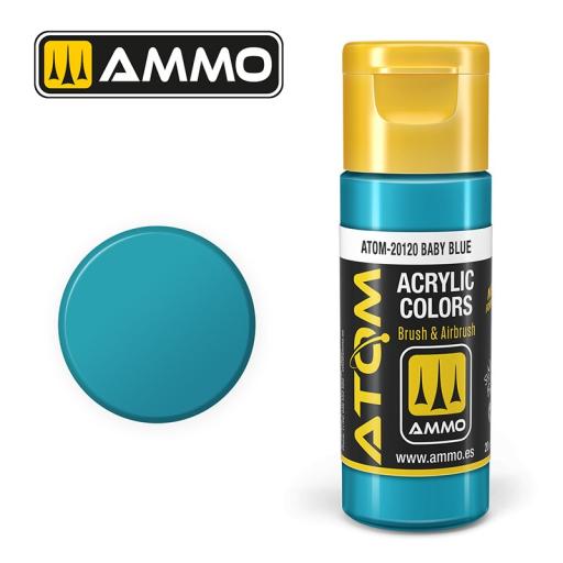 MIG ATOM 20120 BABY BLUE ACRYLIC PAINT 20ml
