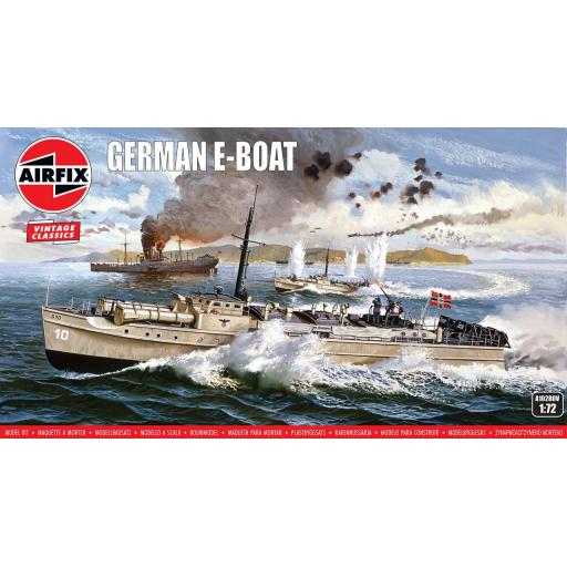 A10280V GERMAN E-BOAT 1:72 AIRFIX VINTAGE