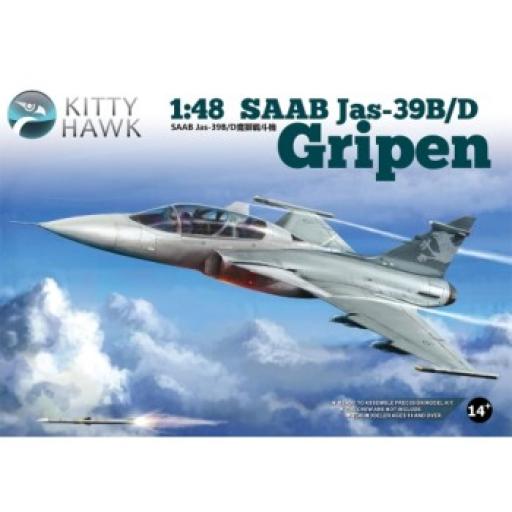 KH80118 GRIPEN SAAB JAS-39B/D 1:48 KITTY HAWK
