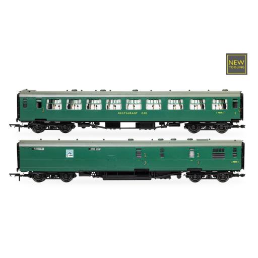 R40471 JOLLY TAR BR KITCHEN & BUTTERY CAR & COMPOSITE RESTAURANT COACH TWIN PACK