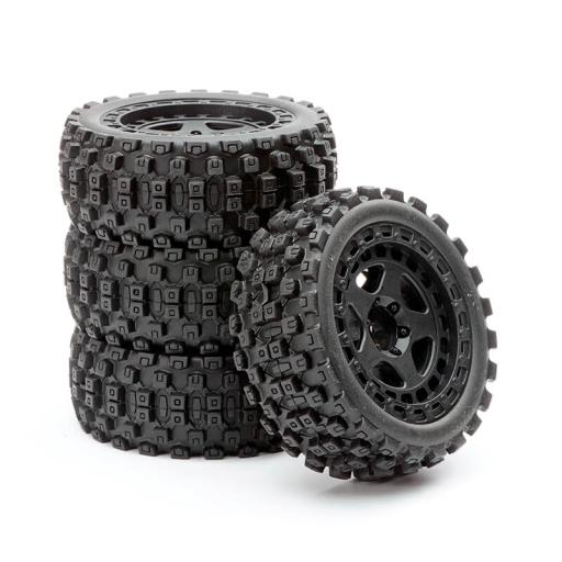 FTAR070BK FAST ARRMA TYPHON GROM WHEEL SET 4pcs 1:18