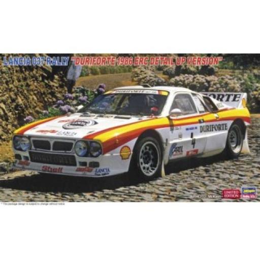 20775 LANCIA 037 RALLT DURIFORTE 1986 ERC 1:24 HASEGAWA