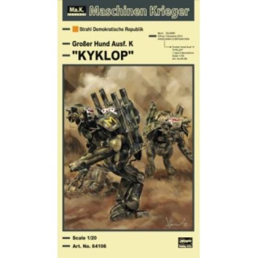 64106 KYKLOP HUMANOID UNMANNED INTERCEPTOR GROBER HUND 1:20