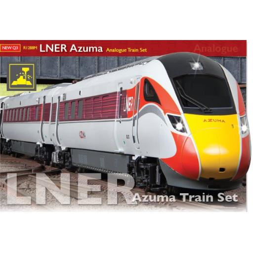 R1288M LNER AZUMA OO HORNBY TRAIN SET