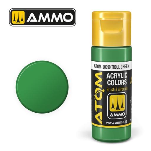 MIG ATOM 20090 TROLL GREEN ACRYLIC PAINT 20ml